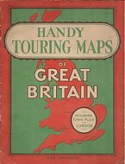 Front cover of 1930s Newnes Handy Touring Maps of Great Britain