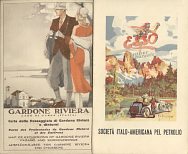 1932 map of Gardone Riviera, Italy