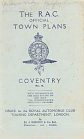 Cover of ca1922 RAC Town Plan of Coventry