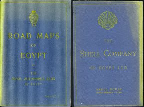 ca1930 Shell Motor Maps of Egypt
