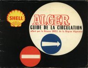 1959 Shell map of Alger (Algiers)