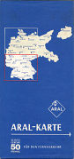 c1968 Aral map of West Germany