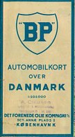 1930s BP map of Denmark - image courtesy of Stan DeOrsey