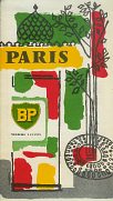 1958 BP leaflet guide to Paris