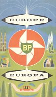 1959 BP Touring Kit: map of Europe