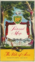 1950s BP Pictorial map of Vale of Avon