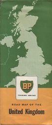 1957 BP Map of Great Britain