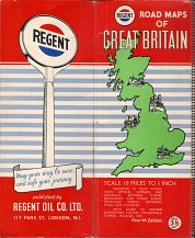 ca1959 Regent Road Maps of Great Britain