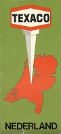 1976 Texaco map of the Netherlands
