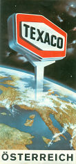 1970s (?) Texaco map of Austria