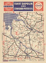 ca1930 Dapolin/Standard Streckenkarte 2 (Germany)