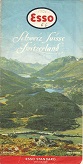 1950 Esso map of Switzerland