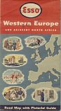 ca1953 Esso map of Europe