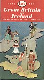 1956 Esso map of Britain and Europe