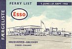 Summer 1958 Esso ferry guide