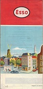 Rear cover from 1958 Esso map of the Netherlands