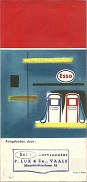 Rear cover from 1961 Esso map of the Netherlands