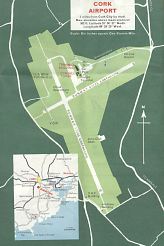 Map of Cork airport from 1964 Esso Guide