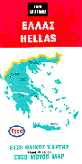 1965 Esso map of Greece