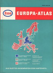 1966 German Esso atlas of Europe