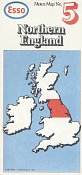 1983 Esso map section 5 of Britain