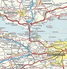 Extract from 1983 Esso Road Atlas of Great Britain and Ireland