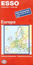 1997 Esso map of Europe
