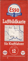 1938 Esso Luftbildkarte Plan 12