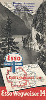 Post war overprint Esso map 14