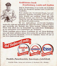 Bottom of rear cover from 1937-8 Standard/Esso Luftbildkarte