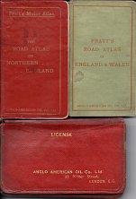 Various Pratt's atlases from 1904-5
