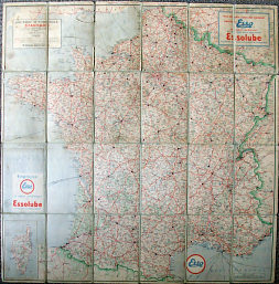 1930s Standard map of France