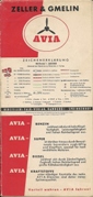 1956 Zeller+Gmelin/Avia map - rear cover 