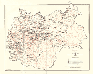 1941 Generatorkraft Map of Germany