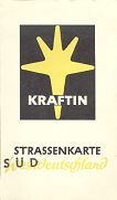 1965 Kraftin map of West Germany (South)