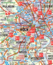 Extract from 2008-09 Star Road Atlas of Germany