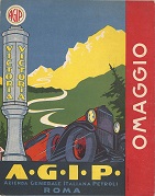 1933 Agip map of Italy