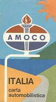 1964 Amoco map of Italy