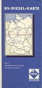 ca1953 BV diesel map of West Germany