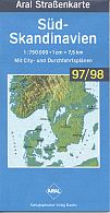 1997 Aral map of South Scandinavia