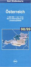 1998 Aral map of Austria