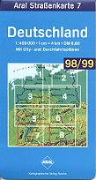 1998 Aral map 7 of Germany