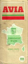 1977 Avia map 999 of France
