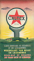 late 40s Caltex Belgium map