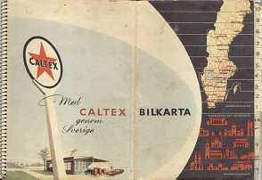 1954 Caltex atlas of Sweden