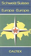 1958 Caltex map of Switzerland