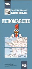 1976 Euromarche map of France