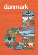 1984 Gulf map of Denmark