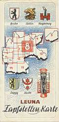 1938 Leuna sheet map