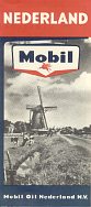ca1962 Mobil map of Netherlands